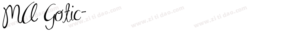 MA Gotic字体转换